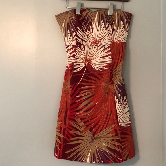 Gap Safari print strapless dress - Picture 1 of 5